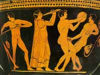 Athletes Practicing to Music